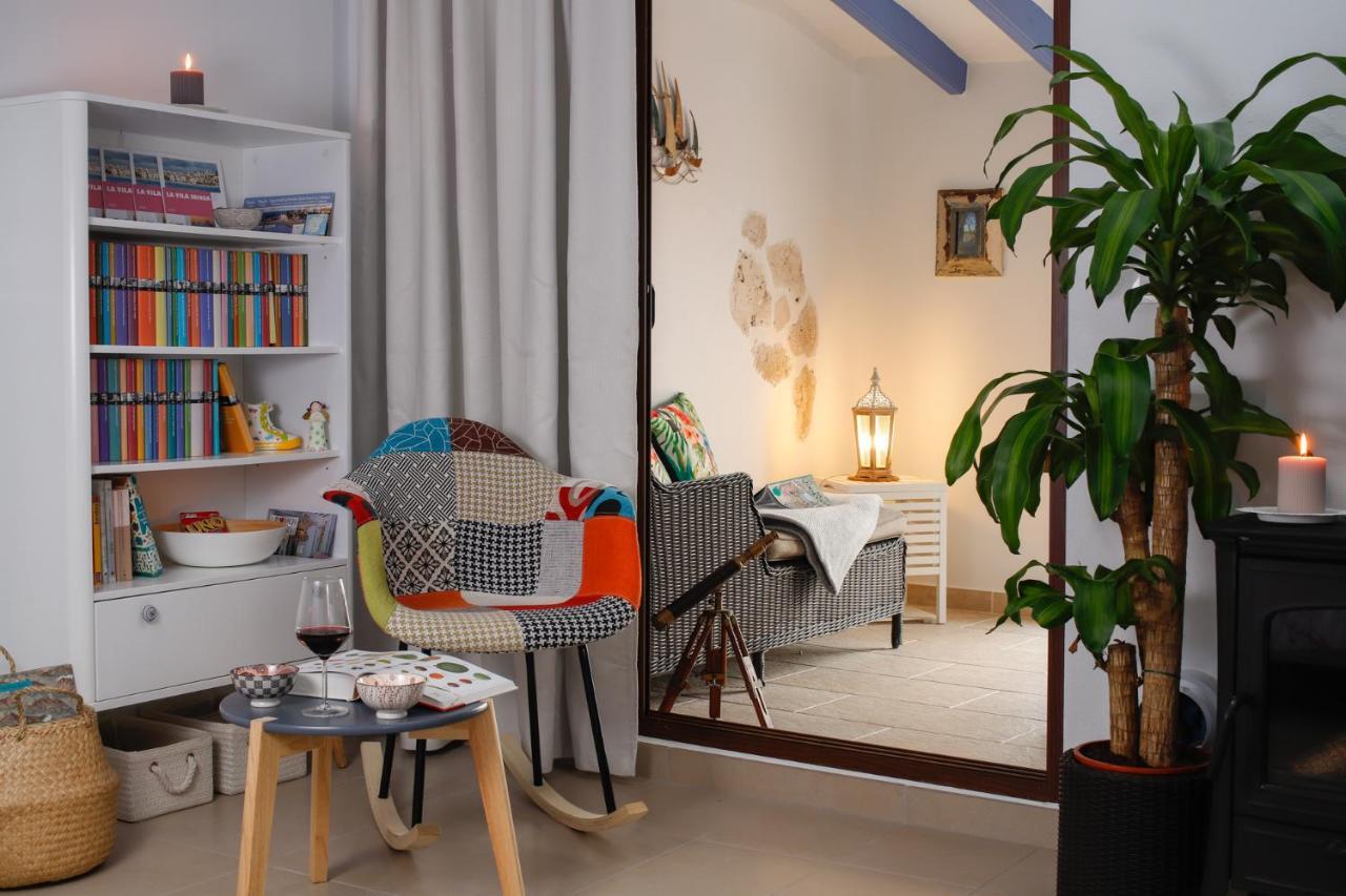La Vila Feliz, Gemuetliche Private Duplex-Ferienwohnung Im Typischen Fischerhaus Mit Fantastischem Meerblick Вильяхойоса Экстерьер фото